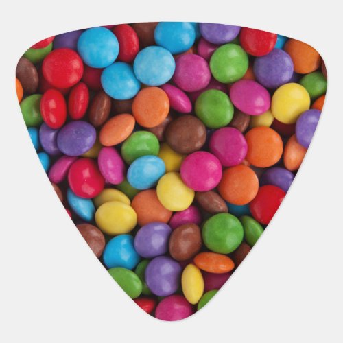 Colorful Candy Candy Buttons Sweets Food Guitar Pick