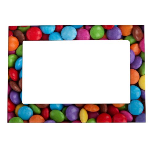 Colorful Candy Candy Buttons Sweets Food Magnetic Frame