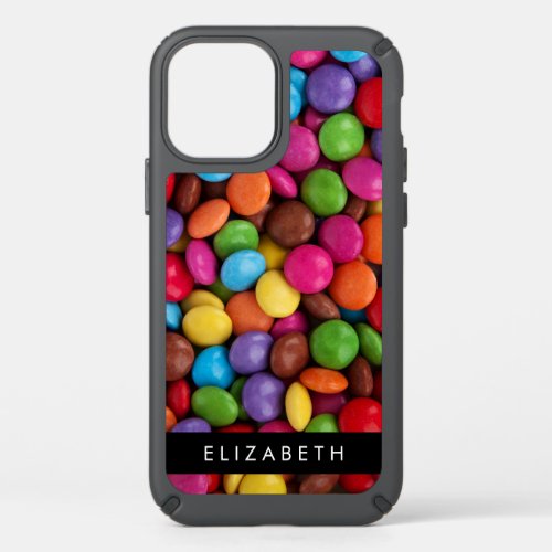 Colorful Candy Candy Buttons Sweets Your Name Speck iPhone 12 Case