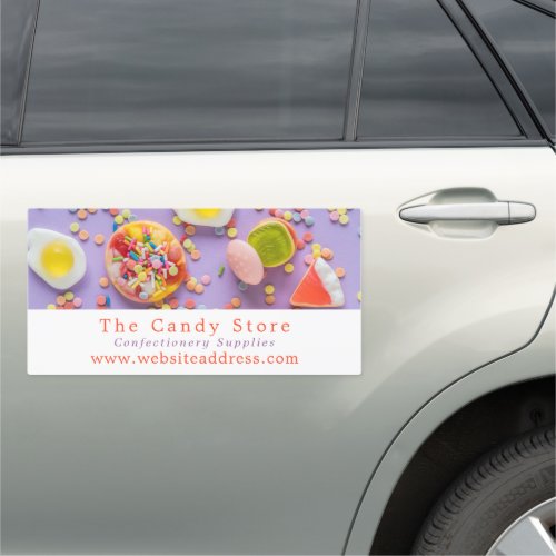 Colorful Candy Confectionery Supplies Car Magnet
