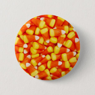 Colorful Candy Corn Pinback Button