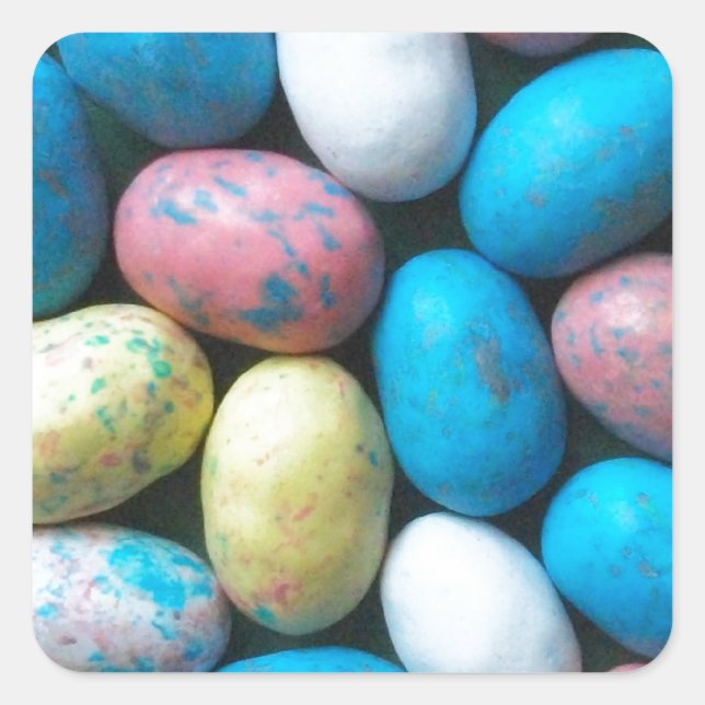 Colorful Candy Easter Eggs Sticker (Front)