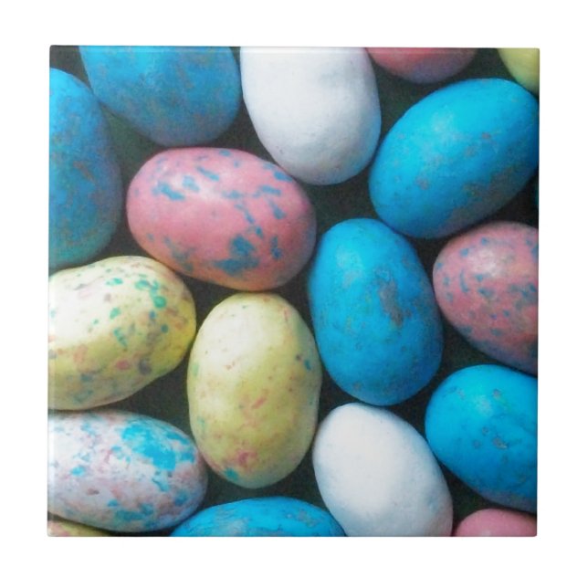 Colorful Candy Easter Eggs Tile (Front)