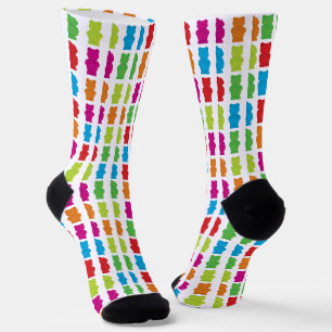 Colorful Candy Food Gummy Bear Socks