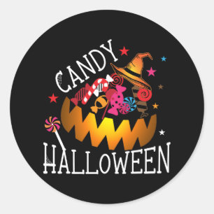 Colorful Candy Halloween Sticker