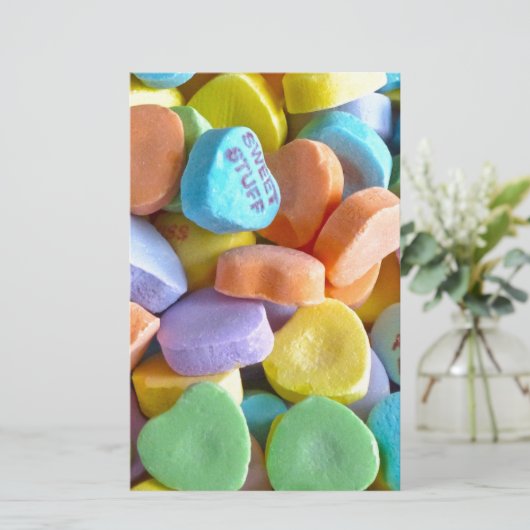 Colorful Candy Hearts (Standing Front)