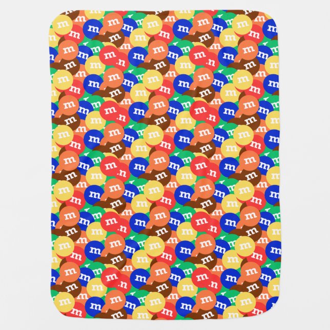 Colorful Candy-Inspired Group Halloween  Baby Blanket (Front)