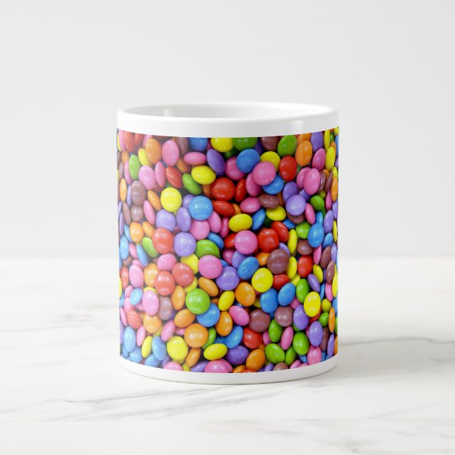 Colorful Candy Large Coffee Mug (Front)