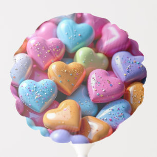 Colorful Candy Love Hearts Balloon