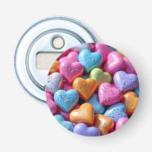 Colorful Candy Love Hearts Bottle Opener