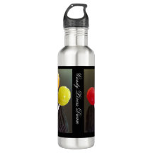 Colorful Candy Lover's Photo Water Bottle 