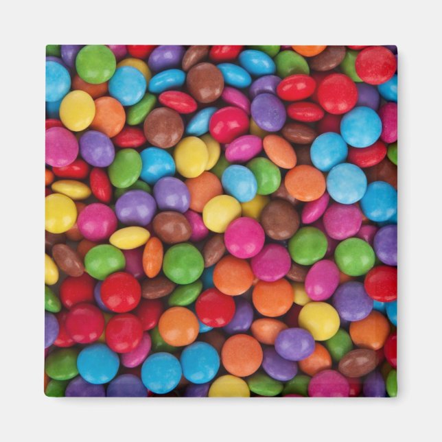 Colorful Candy Pattern Magnet (Front)