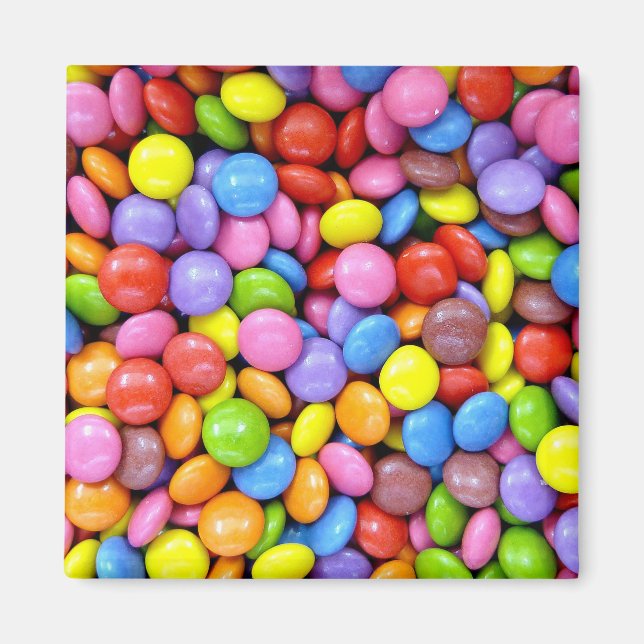 Colorful Candy Pattern Magnet (Front)