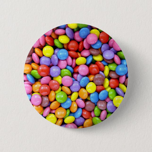 Colorful Candy Pinback Button (Front)