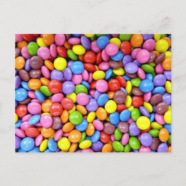 Colorful Candy Postcard (Front)