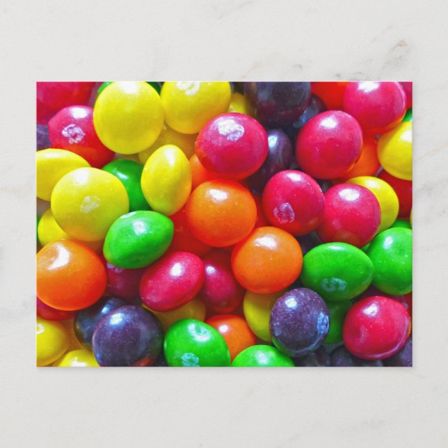 Colorful Candy Postcard (Front)