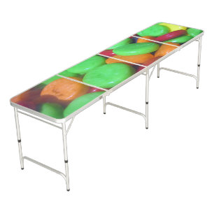 Colorful Candy Regulation Size Beer Pong Table 