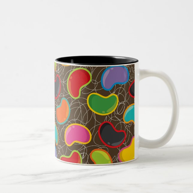Colorful Candy Retro Jellybeans Pop Mug (Right)