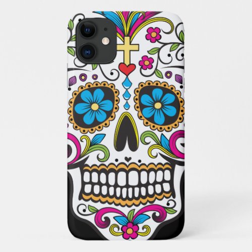 Colorful Candy Skull Case_Mate iPhone Case