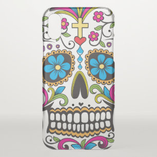 Colorful Candy Skull iPhone X Case