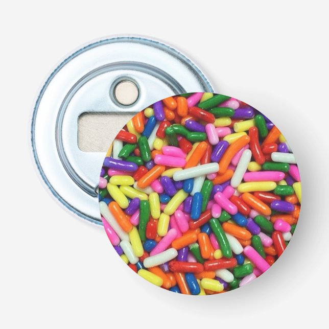 Colorful Candy Sprinkles Bottle Opener (Front)