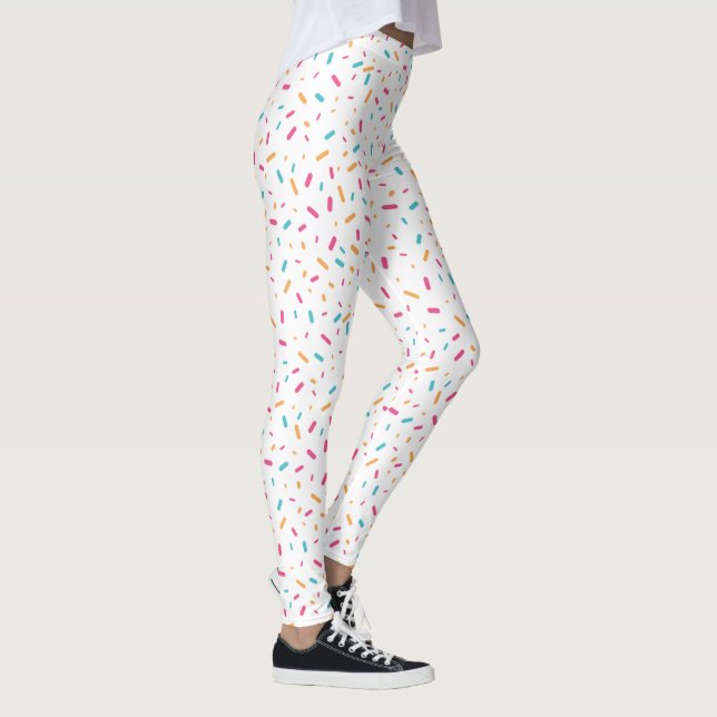 Colorful Candy Sprinkles | Custom Leggings (Right)