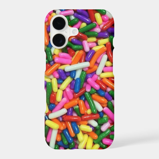 Colorful Candy Sprinkles Quirky Case-Mate iPhone Case (Back)