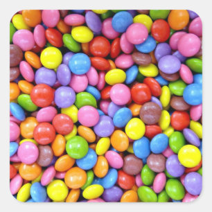 Colorful Candy Square Sticker