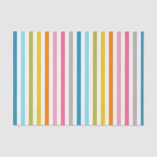 Colorful Candy Striped Tissue Paper