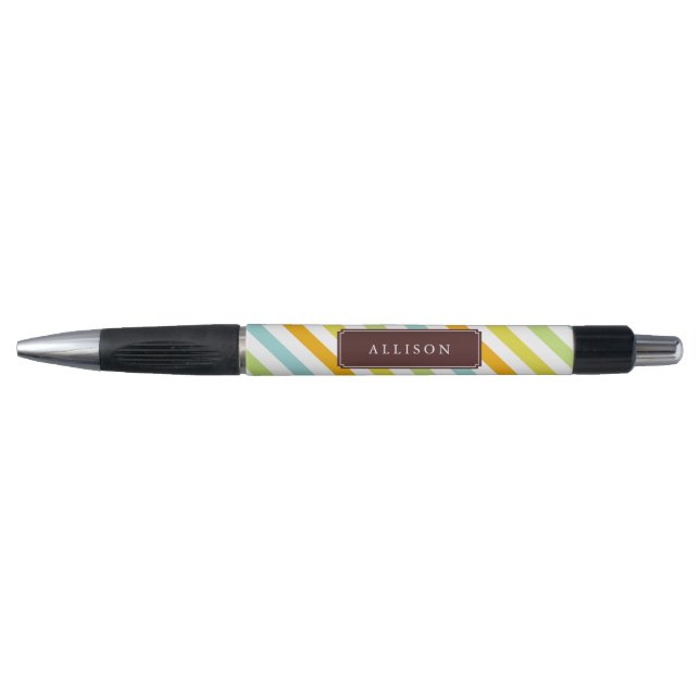 Colorful Candy Stripes Pattern Pen (Front)