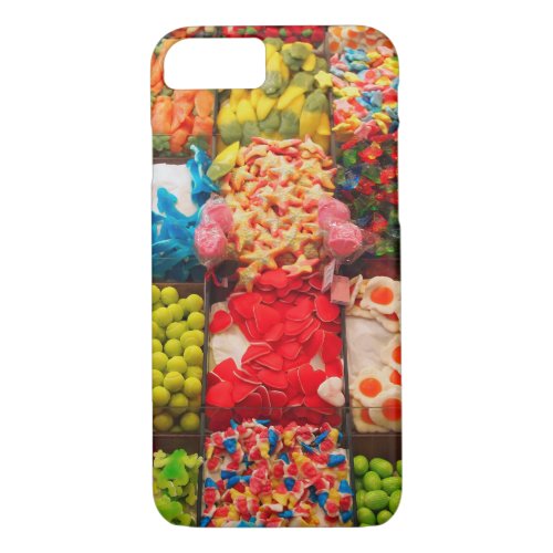 Colorful candy sweet shop iPhone 7 case