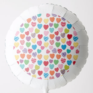 colorful candy Valentine's day heart pattern Balloon