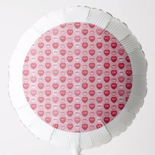 colorful candy Valentine's day heart pattern Balloon