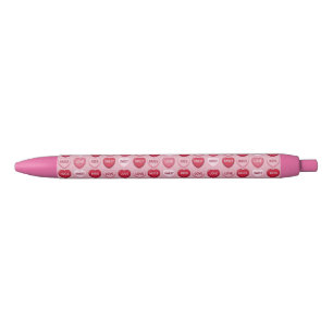 colorful candy Valentine's day heart pattern Pen