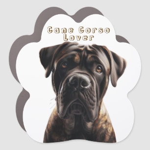 Colorful Cane Corso Lover Car Magnet