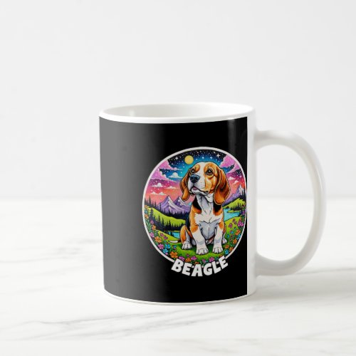 Colorful Canines _ Beagle  Coffee Mug