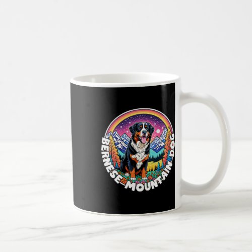 Colorful Canines _ Bernese Mountain Dog  Coffee Mug