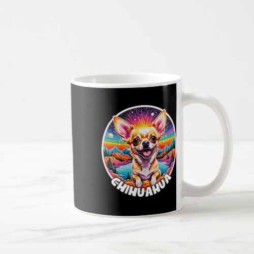 Colorful Canines _ Chihuahua  Coffee Mug