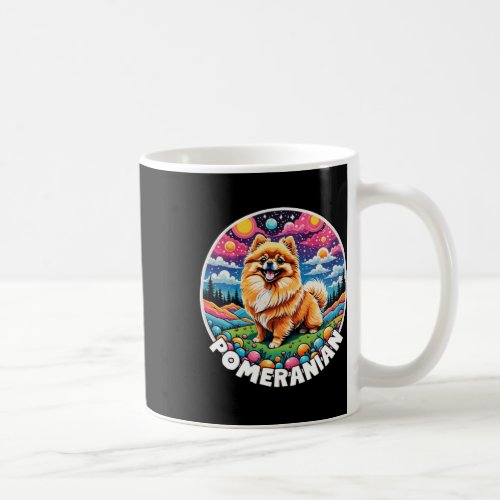 Colorful Canines _ Pomeranian  Coffee Mug