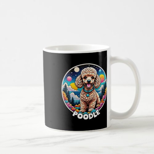 Colorful Canines _ Poodle  Coffee Mug