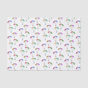 Colorful Canopies - Paraglider Motif Tissue Paper