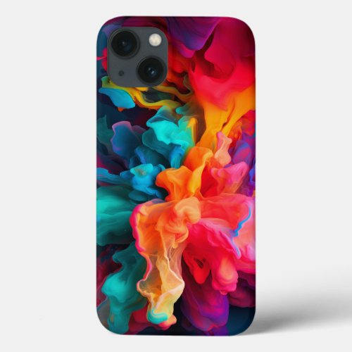 Colorful Canvas iPhone Case
