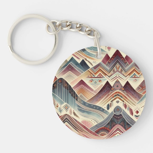 Colorful Canyons Keychain (Front)