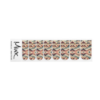 Colorful Canyons Minx Nail Art