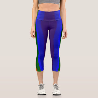 Colorful Capri Cropped 08 Yoga Pants