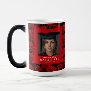 Colorful Carnation Print Graduate Color Morph Mug
