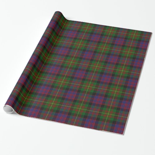 Colorful Carnegie Tartan Plaid Wrapping Paper