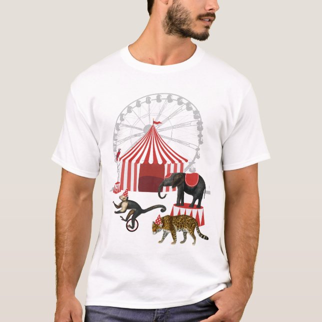 Colorful Carnival Festival Theme Animals Big Top (Front)