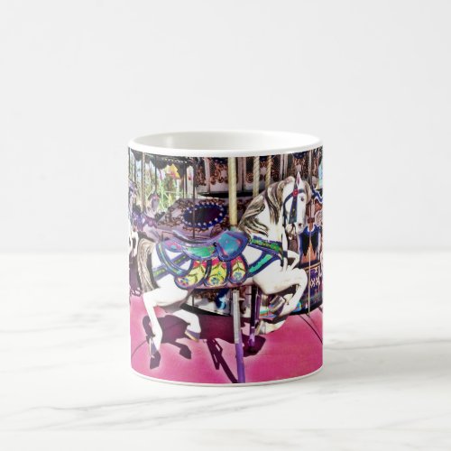 Colorful Carousel Horse at Carnival Photo Gifts Coffee Mug