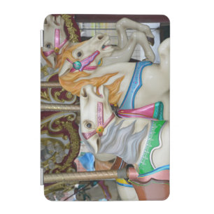 Colorful carousel horses iPad mini cover